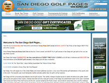 Tablet Screenshot of golfsd.com